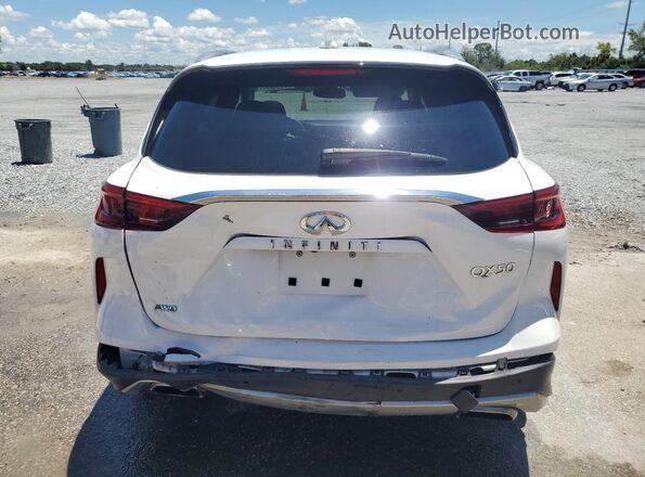 3PCAJ5M33LF106936 2020 INFINITI QX50 White უკანა ხედი