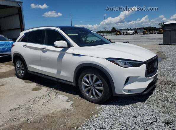 3PCAJ5M33LF106936 2020 INFINITI QX50 White წინა მარჯვენა