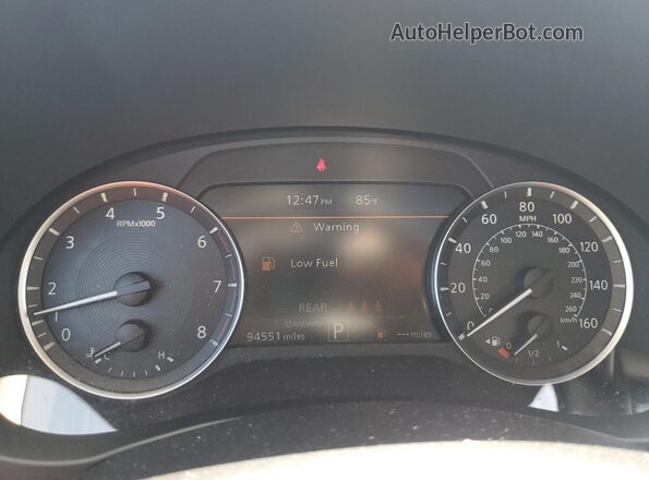 3PCAJ5M33LF106936 2020 INFINITI QX50 White ხელსაწყოთა პანელის ხედი
