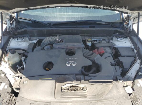 3PCAJ5M33LF106936 2020 INFINITI QX50 White ძრავის განყოფილების ხედი