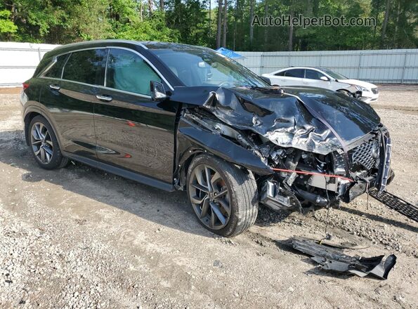 3PCAJ5M34LF116049 2020 INFINITI QX50 Black Przód prawy