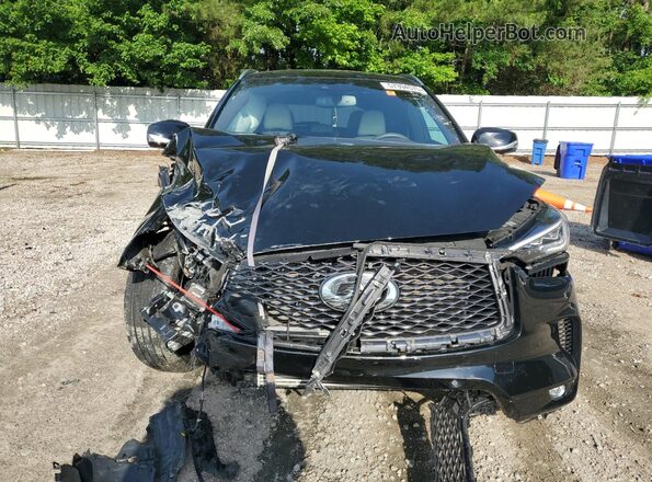3PCAJ5M34LF116049 2020 INFINITI QX50 Black Widok z przodu