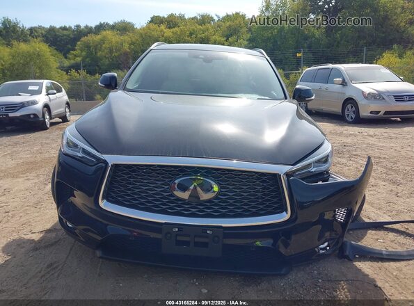 3PCAJ5M37LF107412 2020 INFINITI QX50 Black Вид щитка приладів