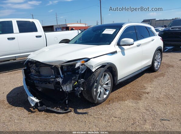 3PCAJ5M3XLF102589 2020 INFINITI QX50 Белый Передняя левая четверть