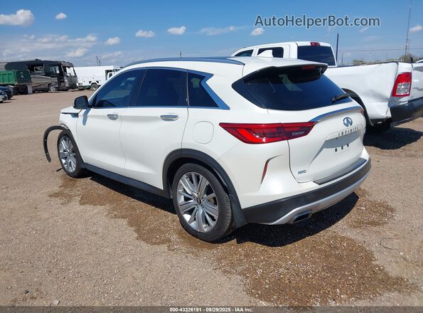 3PCAJ5M3XLF102589 2020 INFINITI QX50 Белый Задняя левая четверть