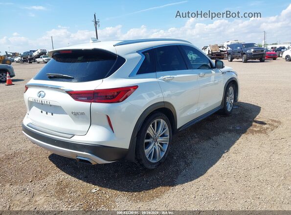 3PCAJ5M3XLF102589 2020 INFINITI QX50 Белый Задняя правая четверть