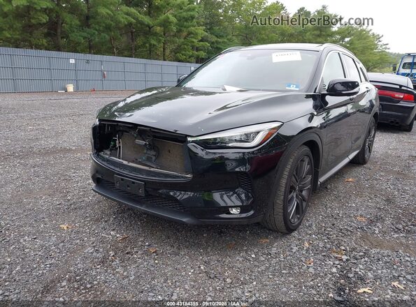 3PCAJ5M3XLF108988 2020 INFINITI QX50 Black Przód lewy