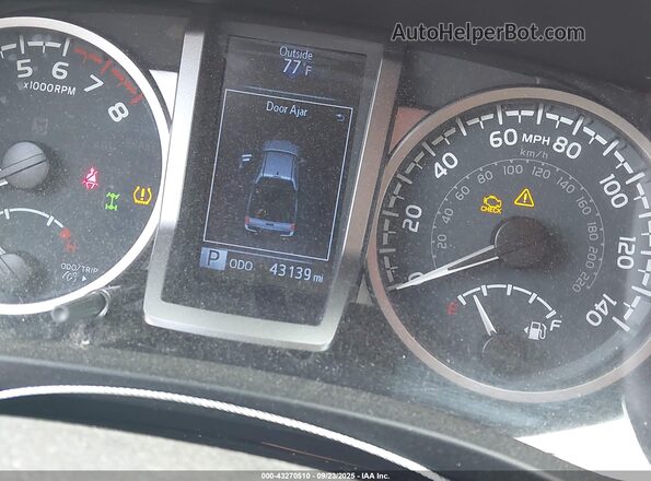 3TMCZ5AN0LM357772 2020 TOYOTA TACOMA Gray Հետևի նստատեղերի տեսք