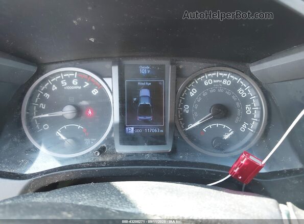 3TMCZ5AN6LM347358 2020 TOYOTA TACOMA Красный Вид задних сидений
