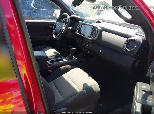 3TMCZ5AN6LM347358 2020 TOYOTA TACOMA Красный Вид салона спереди