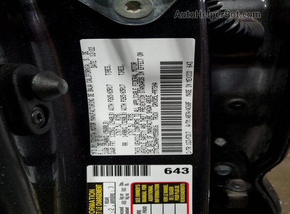 3TMCZ5AN6PM558016 2023 TOYOTA LE Gray Vista de la etiqueta del VIN