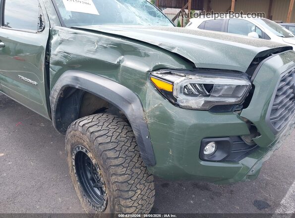 3TMDZ5BN7MM102685 2021 TOYOTA TACOMA Зеленый Вид спереди