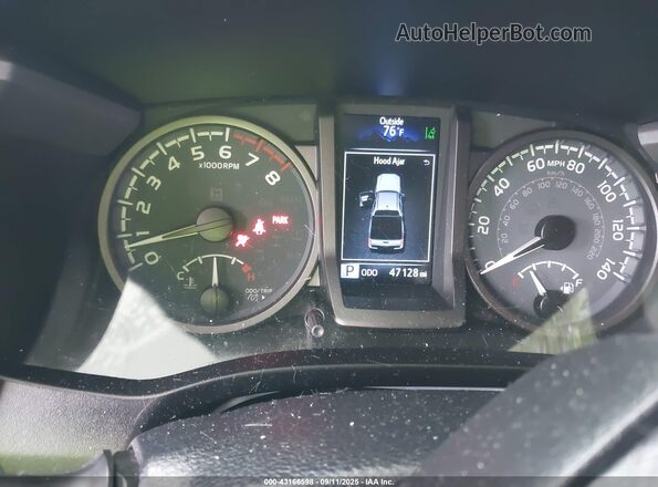 3TMDZ5BN7MM115341 2021 TOYOTA TACOMA White Widok tylnych siedzeń