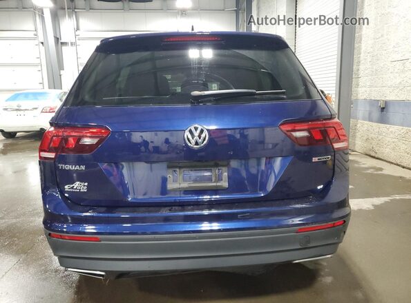3VV0B7AX4MM047955 2021 VOLKSWAGEN TIGUAN Blue Rear view