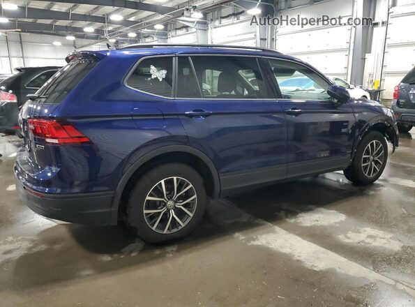 3VV0B7AX4MM047955 2021 VOLKSWAGEN TIGUAN Blue Rear right