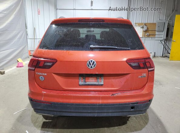 3VV0B7AX7JM089547 2018 VOLKSWAGEN TIGUAN Orange 