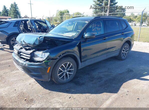 3VV0B7AX9JM112536 2018 VOLKSWAGEN TIGUAN Green წინა მარცხენა ხედი სამი მეოთხედიდან