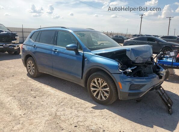 3VV1B7AX2JM058100 2018 VOLKSWAGEN TIGUAN Blue 