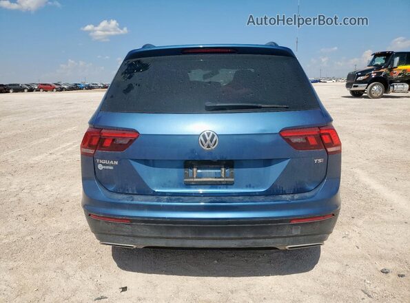 3VV1B7AX2JM058100 2018 VOLKSWAGEN TIGUAN Blue 