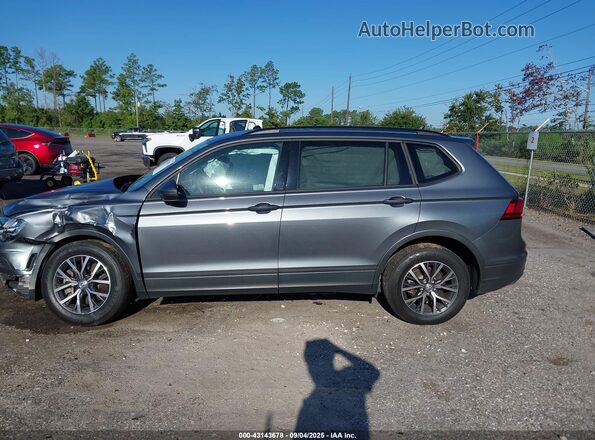 3VV1B7AX3MM021447 2021 VOLKSWAGEN TIGUAN Gray სალონის 360-გრადუსიანი ხედი