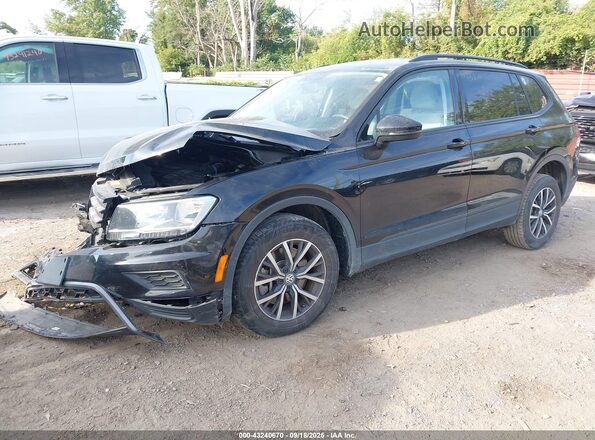 3VV1B7AX3MM086038 2021 VOLKSWAGEN TIGUAN Black Передня ліва чверть