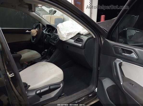 3VV1B7AX9LM083899 2020 VOLKSWAGEN TIGUAN Black წინა სალონის ხედი