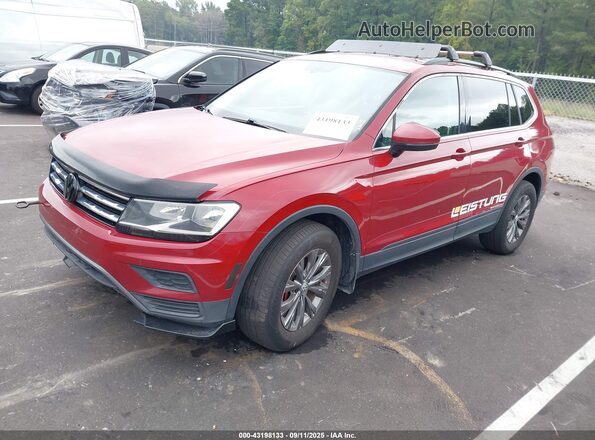 3VV2B7AX0KM080294 2019 VOLKSWAGEN TIGUAN Красный Передняя левая четверть