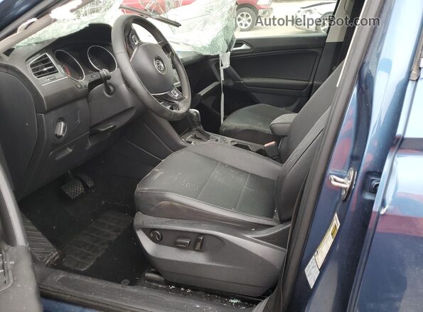 3VV2B7AX0LM035194 2020 VOLKSWAGEN TIGUAN Blue წინა სალონის ხედი