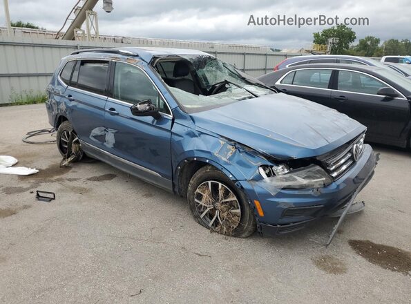 3VV2B7AX0LM035194 2020 VOLKSWAGEN TIGUAN Blue წინა მარჯვენა