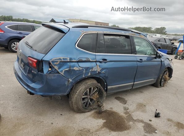 3VV2B7AX0LM035194 2020 VOLKSWAGEN TIGUAN Blue უკანა მარჯვენა