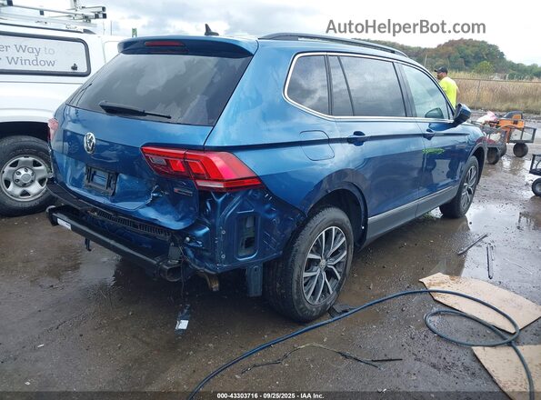 3VV2B7AX0LM115661 2020 VOLKSWAGEN TIGUAN Синий Задняя правая четверть