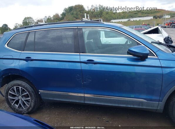 3VV2B7AX0LM115661 2020 VOLKSWAGEN TIGUAN Синий Панорамный вид салона 360°
