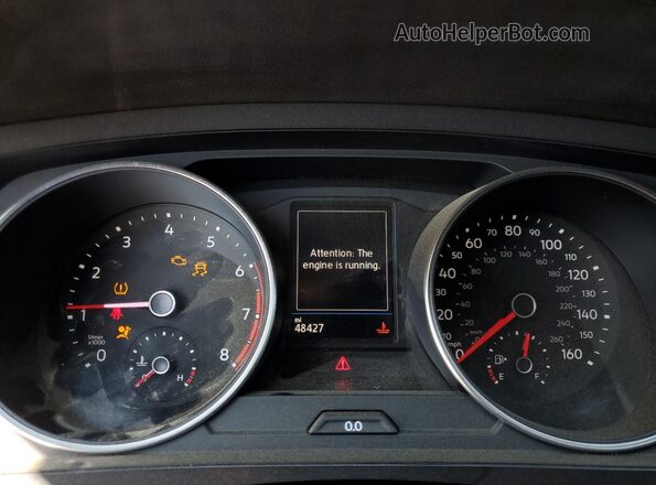 3VV2B7AX0LM156520 2020 VOLKSWAGEN TIGUAN Black Vista del cuadro de instrumentos