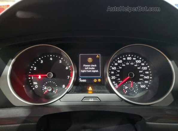 3VV2B7AX1LM116074 2020 VOLKSWAGEN TIGUAN Gray Instrument cluster view
