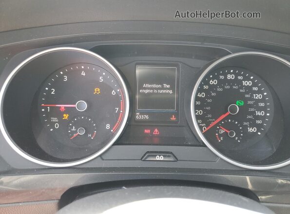 3VV2B7AX1MM112687 2021 VOLKSWAGEN TIGUAN Gray Вид щитка приладів