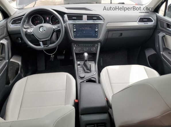 3VV2B7AX2LM069279 2020 VOLKSWAGEN TIGUAN Black Вид панелі приладів
