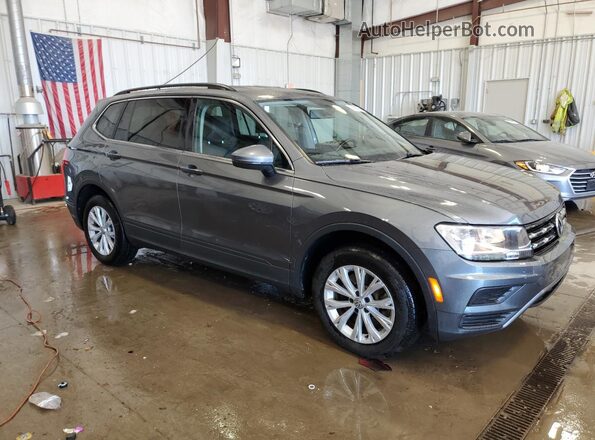 3VV2B7AX3KM049895 2019 VOLKSWAGEN TIGUAN Gray Przód prawy