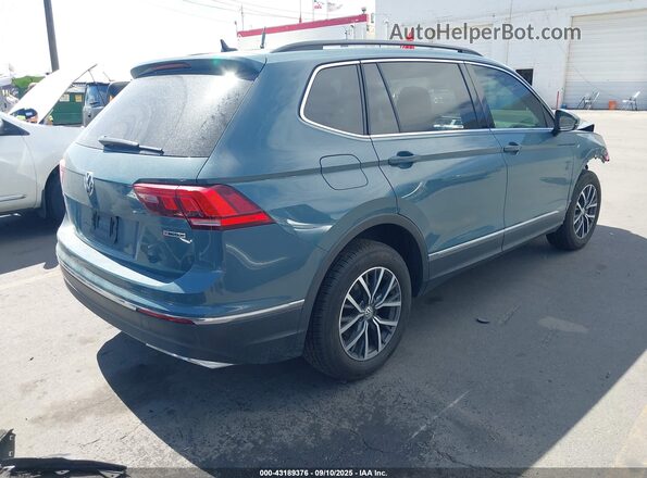 3VV2B7AX4LM064018 2020 VOLKSWAGEN TIGUAN Light Blue Задня права чверть