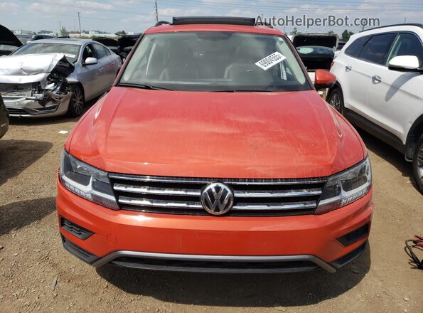 3VV2B7AX7JM070053 2018 VOLKSWAGEN TIGUAN Orange 