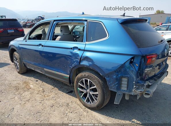 3VV2B7AX8LM006428 2020 VOLKSWAGEN TIGUAN Blue Задня ліва чверть