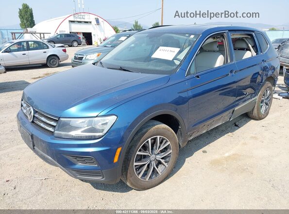 3VV2B7AX8LM006428 2020 VOLKSWAGEN TIGUAN Blue Передня ліва чверть