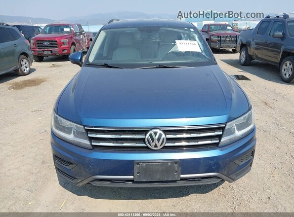 3VV2B7AX8LM006428 2020 VOLKSWAGEN TIGUAN Blue Вид задньої частини салону