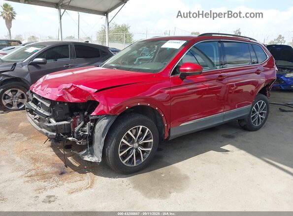 3VV3B7AX0LM095321 2020 VOLKSWAGEN TIGUAN Red Front left