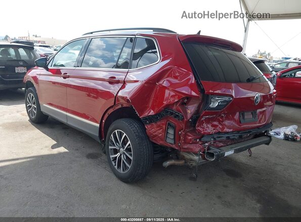 3VV3B7AX0LM095321 2020 VOLKSWAGEN TIGUAN Red Rear left