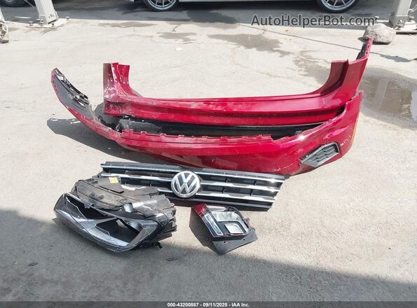 3VV3B7AX0LM095321 2020 VOLKSWAGEN TIGUAN Red Instrument cluster view