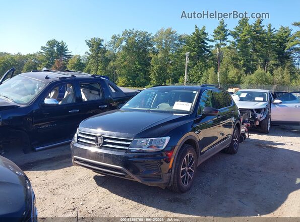 3VV3B7AX0MM118968 2021 VOLKSWAGEN TIGUAN Black წინა მარცხენა ხედი სამი მეოთხედიდან