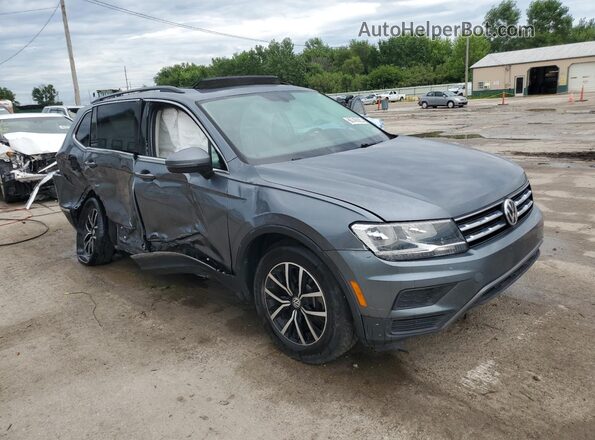 3VV3B7AX2MM038412 2021 VOLKSWAGEN TIGUAN Charcoal Front right