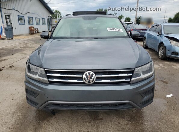 3VV3B7AX2MM038412 2021 VOLKSWAGEN TIGUAN Charcoal Front view