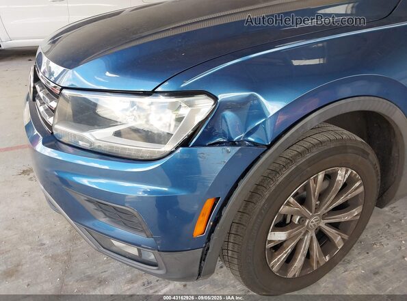 3VV3B7AX3JM033473 2018 VOLKSWAGEN TIGUAN Blue 