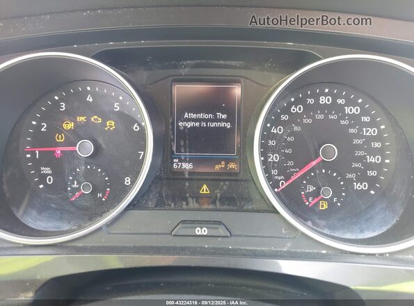3VV3B7AX3LM139781 2020 VOLKSWAGEN TIGUAN Gray Հետևի նստատեղերի տեսք